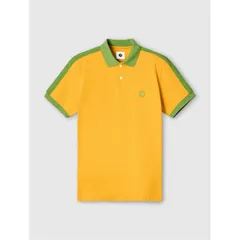 プレティグリーン メンズ トップス ポロシャツ Pretty Green PG Denton SS Polo Sn53 Yellow イエローのサムネイル