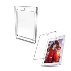 WISSUA カードケース マグネットローダー UVカット 35pt 【公式スリーブ対応サイズ】ポケモンカード/遊戯王/MTG 専用 カード保護 収納 (6個セット) 0