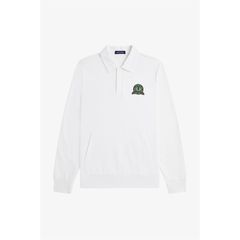 フレッドペリー メンズ アウター パーカー・スウェット Fred Perry Fred Badge Collr Swt Sn54 Snow White 129 ホワイト