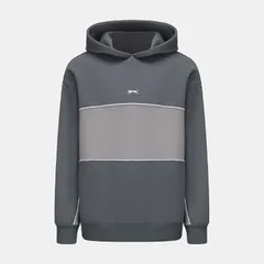 スラセンジャー メンズ アウター パーカー・スウェット フリース パーカー Slazenger Fleece Sportswear Hoodie Mens Slate スレートのサムネイル