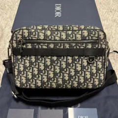 Dior オブリーク マキシ サファリ メッセンジャーバッグ クロスバッグ ベージュ