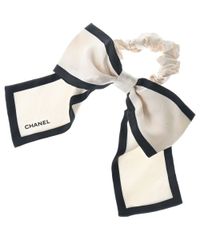 CHANEL ドット柄 ヘアゴム・シュシュ - メルカリ