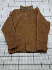 ◇ ⊇ ユニクロ UNIQLO ホワイトマウンテニアリング フリースプルオーバー ブラウン系 メンズ M E  【1602240015166】