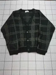 ◇ Θ ジュンレッド j.n.r.d チェック柄カーディガン T222737-ab ブラック系 メンズ L E  【1602240014930】のサムネイル