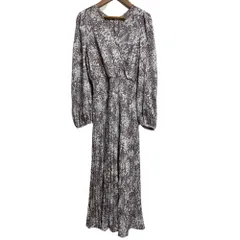 良品 SNIDEL スナイデル 2wayサテンジャガードワンピース サイズ1 ラベンダー レディース 古着 中古 USED