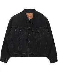 1990年代 リーバイス 70598-4159 ブラック デニム ジャケット BIGパッチ ヴィンテージ