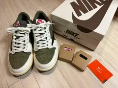 ジョーダン 1 x トラヴィス スコット レトロ ロー OG SP リバースオリーブ 270mm