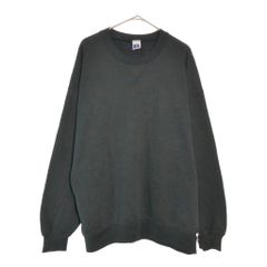 90年代 USA製 RUSSELL ATHLETIC ラッセル 無地スウェット 大きいサイズ ブラック(メンズ XXL)中古 古着 X6420