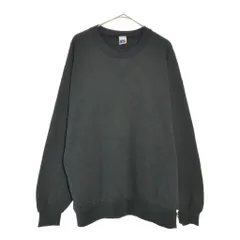 90年代 USA製 RUSSELL ATHLETIC ラッセル 無地スウェット 大きいサイズ ブラック(メンズ XXL)中古 古着 X6420