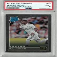2018 Panini Donruss Vinícius Pré Proof Silver PSA9