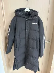 ノルディ NERDY ブラック ダウンジャケット ロング丈 M