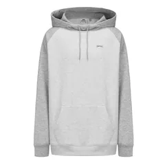 スラセンジャー メンズ アウター パーカー・スウェット コントラスト フリース パーカー Slazenger Fleece Contrast Hoodie Mens Ice MarlGrey グレーのサムネイル