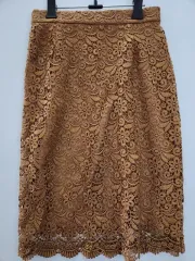 UNIQLO ユニクロ ヴィンテージ 森ガール ケミカルレース スカート S