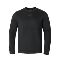 カッパ メンズ アウター ニット・セーター クルーネック セーター Kappa Tech FL Crew Neck Mens Jumper Sweater Black ブラックのサムネイル