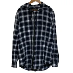 美品 DIESEL ディーゼル チェック ジップアップパーカー サイズXS ネイビー ホワイト グレー ブラック  レディース 古着 中古 USED