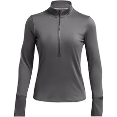 アンダーアーマー レディース アウター ジャケット・ブルゾン ハーフジップ Under Armour Qualifier Run half Zip Grey グレー