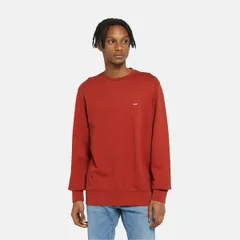 リーバイス メンズ アウター ニット・セーター クルーネック セーター Levis New Original Crew Neck Sweater Etruscan Red レッドのサムネイル