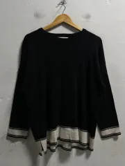 Free mejae ビスコース ストレッチ ルーズフィット ニット