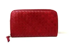 【187094】BOTTEGA VENETA ボッテガ ヴェネタ  イントレチャート ラウンドファスナー長財布