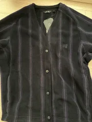 ユニクロ ニードルズ フリース カーディガン ブラック XL