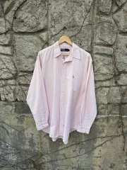 ポロ ラルフローレン ヴィンテージ ピンク ストライプ シャツ オーバーサイズ