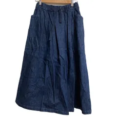 美品 ORCIVAL オーシバル ロング イージー デニムスカート サイズ1 インディゴ レディース 古着 中古 USEDのサムネイル