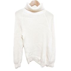 양품 TOMORROWLAND tricot 투모로랜드 트리코 터틀넥 니트 스웨터 XS 아이보리 맨즈 헌 옷 ​​중고 USED