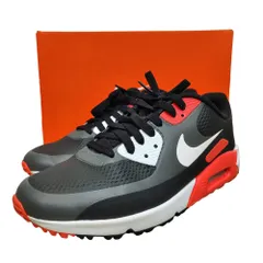 NIKE ナイキ Nike Air Max 90 Golf ゴルフ シューズ CU9978-010 27.5 グレー×ブラック×レッド×ホワイト メンズ