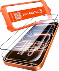 【mybestが選ぶ】TORRAS フィルム For iPhone 17 Pro Max ガラスフィルム 航空宇宙ガラス 周り浮きゼロ 9H+硬度 米軍MIL規格 全面保護 極細ベゼル対応 ラウンドエッジ 超簡単貼り付け 2枚セット 6.9インチ