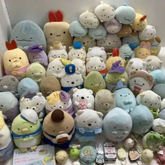◆ 約70点 まとめ商品 すみっコぐらし ぬいぐるみ キーホルダー他 おばけ店長 まほうつかい えびふらいのしっぽなど 現状品