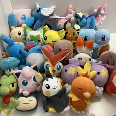 ◆ 27点 まとめ商品 ポケモン ぬいぐるみ ポケモンセンターあり ホゲータ キモリ クワッス ニンフィアなど 現状品