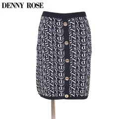 デニーローズ DENNY ROSE レディース ミニスカート ボタンアップタイトニットスカート ブラック系  （サイズ/XS/S）wd1067のサムネイル