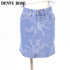 デニーローズ DENNY ROSE レディース ミニスカート ジャガードデニムミニスカート ブルー系  （サイズ/25/26）wd1073のサムネイル