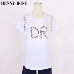 デニーローズ DENNY ROSE レディース タンクトップ DRビジューTシャツ ホワイト系  （サイズ/XS/S/M）wd1135のサムネイル