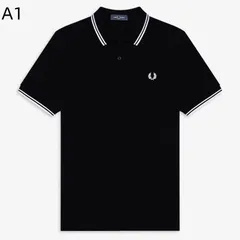 【新品未使用】FRED PERRY フレッドペリー ポロシャツ 半袖 刺繍ロゴ 夏物 ユニセックス M3600