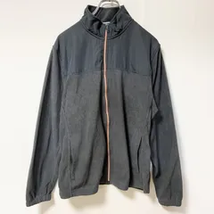 古着 used　STARTER スターター　長袖フルジップフリースジャケット　ジップアップ　レトロデザイン　ダークグレー　Mサイズ