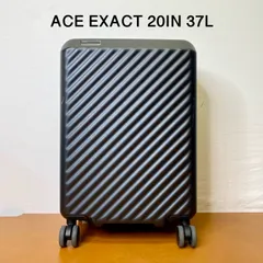 エース イグザクト 機内持込みサイズ スーツケース ブラック 黒 37L 拡張機能付き ACE TSロック