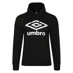アンブロ メンズ アウター パーカー・スウェット パーカー Umbro Team Hoodie Mens Black White ホワイト