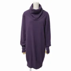 Max Mara Studio マックスマーラ ストゥディオ ニット サイズS 総カシミヤ タートルネック 長袖 ロング ニットセーター ワンピース ブランド古着【中古】20260326/RA8382のサムネイル