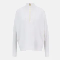 バブアー レディース アウター ニット・セーター ニット Barbour International Lola Knit Jumper Off White オフホワイトのサムネイル