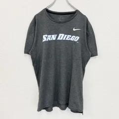 古着 used　NIKE DRI-FIT　ナイキ　半袖クルーネックプリントTシャツ　SAN DIEGO　サンディエゴ　グレー