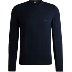 ボス メンズ アウター ニット・セーター Boss BottoL 10243935 01 Dark Blue 404 ブルーのサムネイル