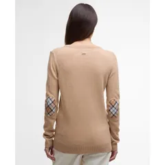 バブアー レディース アウター ニット・セーター クルーネック Barbour Pendle Crew Neck Jumper P CamelHessian キャメルのサムネイル