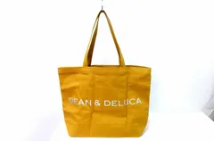 【221762】DEAN＆DELUCA ディーン＆デルーカ  2020 ホリデー限定 チャリティー トートバッグ  L キャラメルイエロー