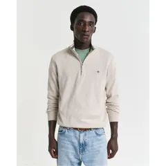 ガント メンズ アウター ニット・セーター Gant Classic Cttn HZ Sn52 Light Beige ベージュのサムネイル