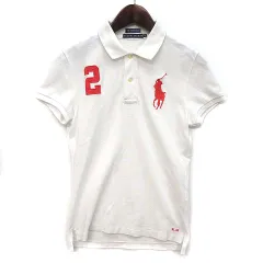 ラルフローレン RALPH LAUREN THE SKINNY POLO ビッグポニー ポロシャツ カノコ 半袖 ホワイト M