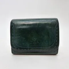 3871 DAKOTA ダコタ 折り財布 グリーン レザー コンパクトウォレットのサムネイル
