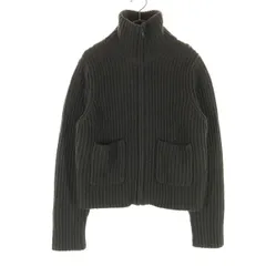 UNIQLO ユニクロ 長袖 ドライバーズ ニット Ｍ ブラウン レディース 古着