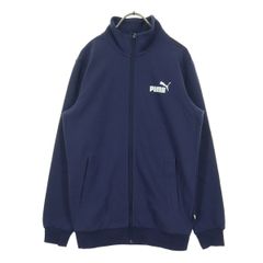 PUMAプーマ】ジップアップトラックジャケット Lサイズ 青ブルー系 吸水