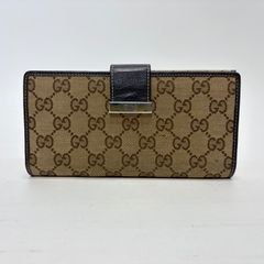 GUCCI グッチ GGキャンバス GG柄 キャンバス 長財布 A999 - メルカリ